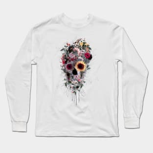 Skull Floral Long Sleeve T-Shirt